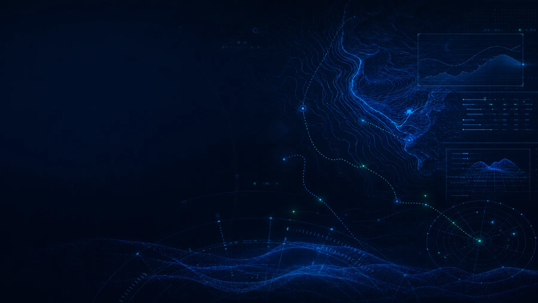 Abstract maritime mission control interface